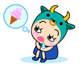 Original Horoscopes: Taurus "The Bull" sticker #532416