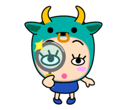 Original Horoscopes: Taurus "The Bull" sticker #532422