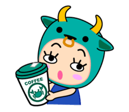 Original Horoscopes: Taurus "The Bull" sticker #532425