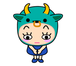 Original Horoscopes: Taurus "The Bull" sticker #532431