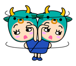 Original Horoscopes: Taurus "The Bull" sticker #532437