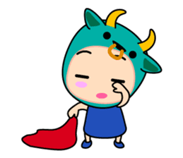 Original Horoscopes: Taurus "The Bull" sticker #532438