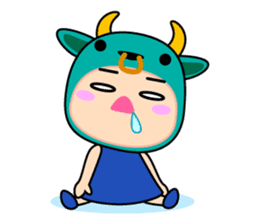 Original Horoscopes: Taurus "The Bull" sticker #532447