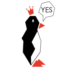 Polygon Penguin sticker #532490