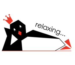 Polygon Penguin sticker #532498