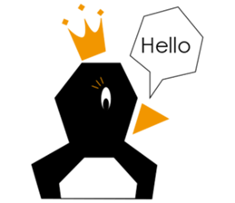 Polygon Penguin sticker #532500