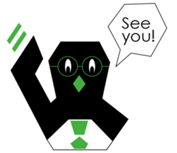 Polygon Penguin sticker #532502