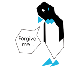 Polygon Penguin sticker #532525