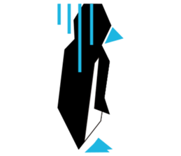 Polygon Penguin sticker #532526