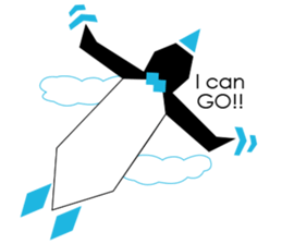 Polygon Penguin sticker #532527