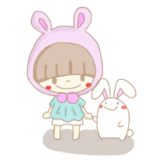 The Bunny Girl and her Little Bunny