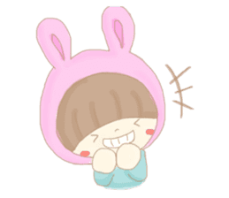 The Bunny Girl and her Little Bunny sticker #532598