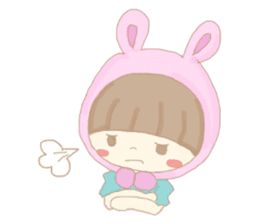 The Bunny Girl and her Little Bunny sticker #532599