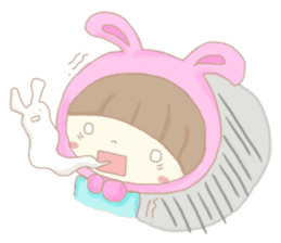 The Bunny Girl and her Little Bunny sticker #532616