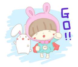 The Bunny Girl and her Little Bunny sticker #532617