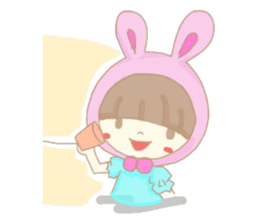 The Bunny Girl and her Little Bunny sticker #532619