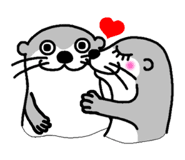 Cute otter sticker #533194