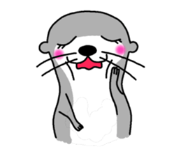 Cute otter sticker #533217