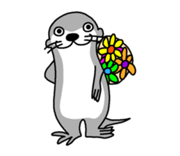 Cute otter sticker #533228