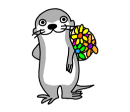 Cute otter sticker #533228