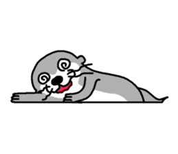 Cute otter sticker #533233