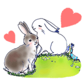 Small Rabbit Feeling sticker #533638