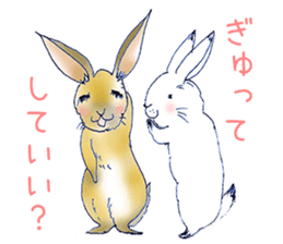 Small Rabbit Feeling sticker #533652