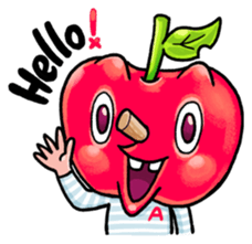 Mr. Apple & Fruity Friends sticker #533794