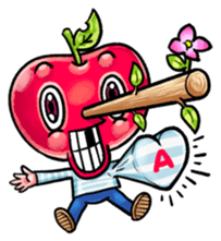 Mr. Apple & Fruity Friends sticker #533796