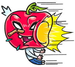 Mr. Apple & Fruity Friends sticker #533799