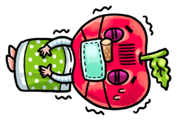 Mr. Apple & Fruity Friends sticker #533816
