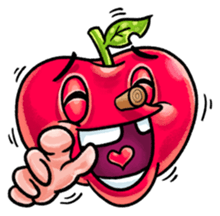 Mr. Apple & Fruity Friends sticker #533820