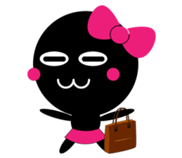 kuromaru&kuroko World version sticker #533879