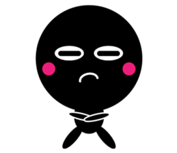 kuromaru&kuroko World version sticker #533882