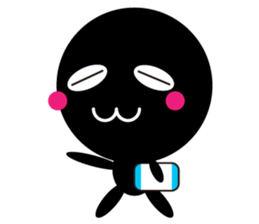 kuromaru&kuroko World version sticker #533890