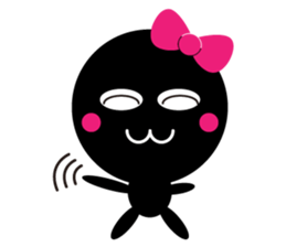 kuromaru&kuroko World version sticker #533893