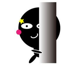 kuromaru&kuroko World version sticker #533902