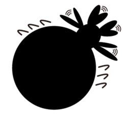 kuromaru&kuroko World version sticker #533910