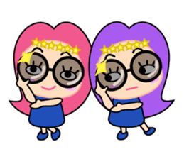 Original Horoscopes: Gemini "The twins" sticker #533914