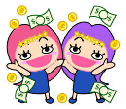 Original Horoscopes: Gemini "The twins" sticker #533924