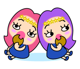 Original Horoscopes: Gemini "The twins" sticker #533928