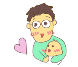 with baby! sticker #534163