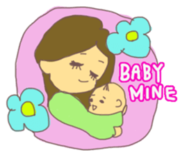 with baby! sticker #534170