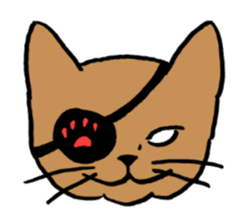 hard boiled cats sticker #534634