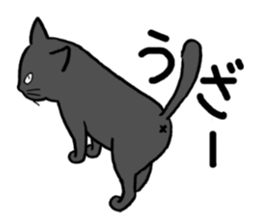 hard boiled cats sticker #534659