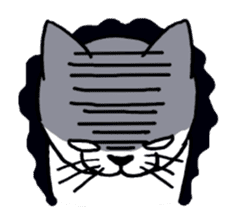 hard boiled cats sticker #534662