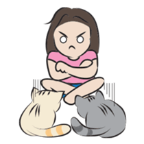 Jacob & Bella Cats sticker #534891