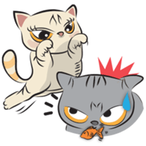 Jacob & Bella Cats sticker #534905