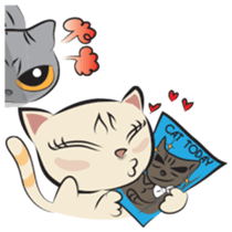 Jacob & Bella Cats sticker #534910