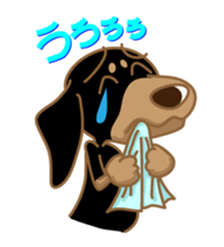 Dachs named Lucky sticker #535238